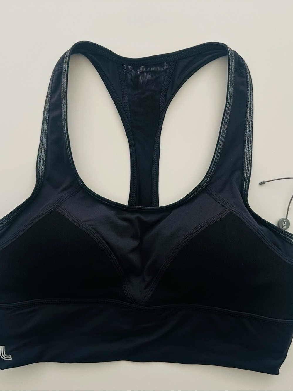 Lole Black Racerback Sports Bra, new, small